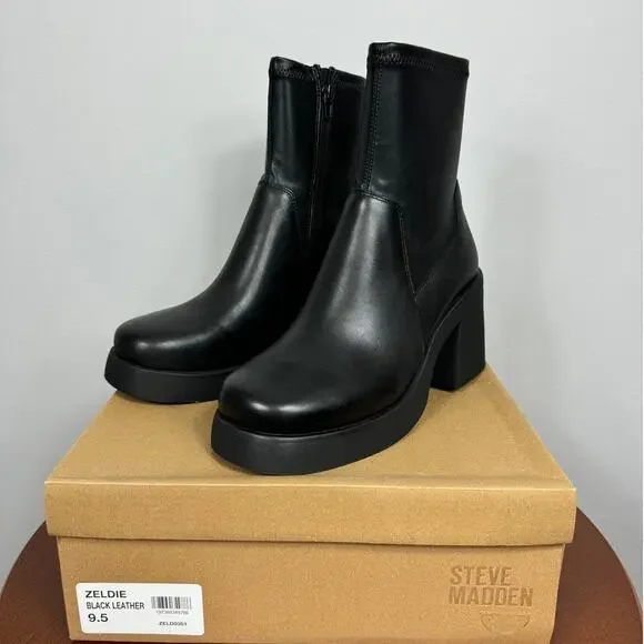 ★Steve Madden★新作★大人気★EMERIE BLACK LEATHER★サンダル Amazon.com | Steve Madden Women's Emirie Sneaker, Black